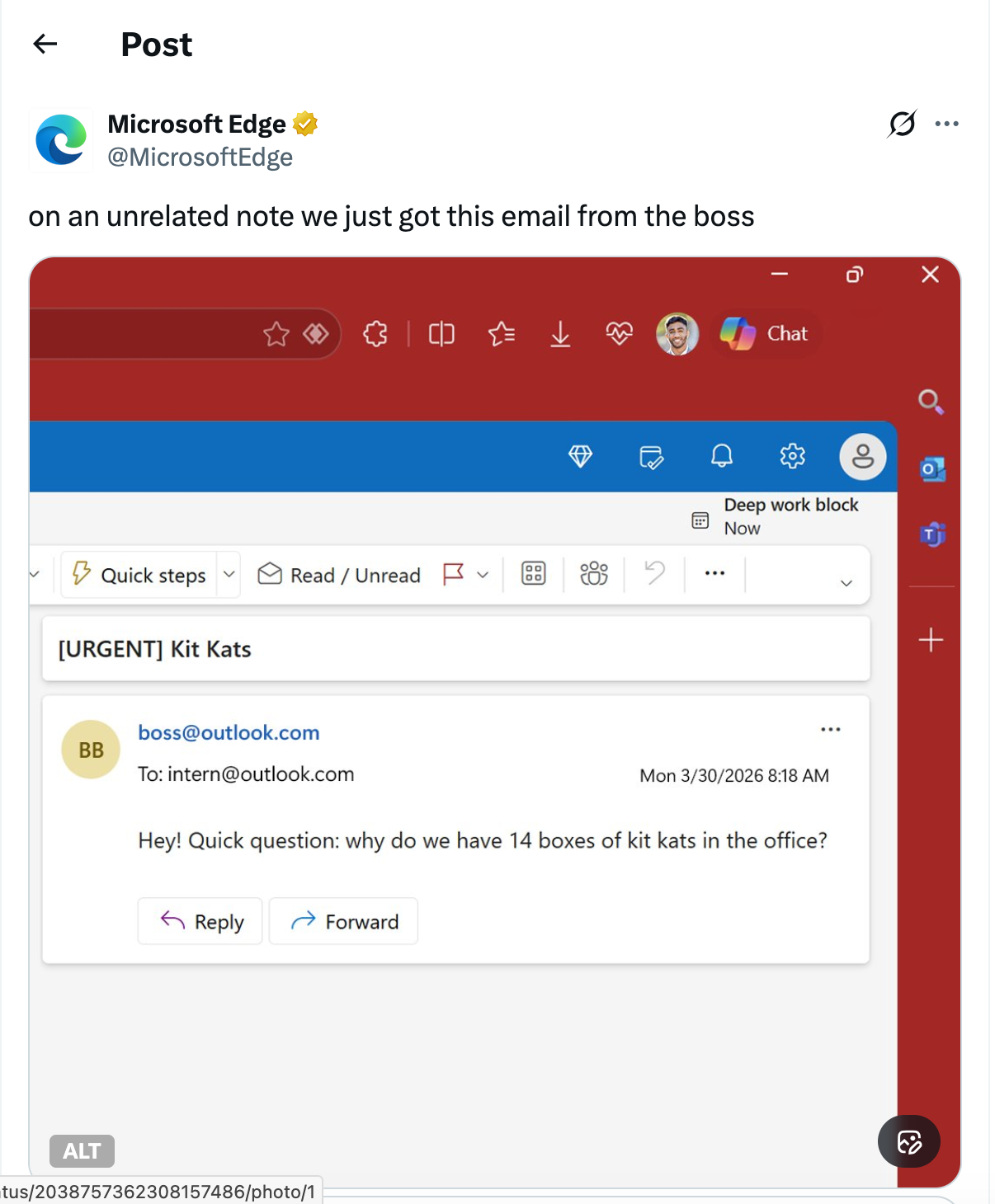 Microsoft on KitKat heist