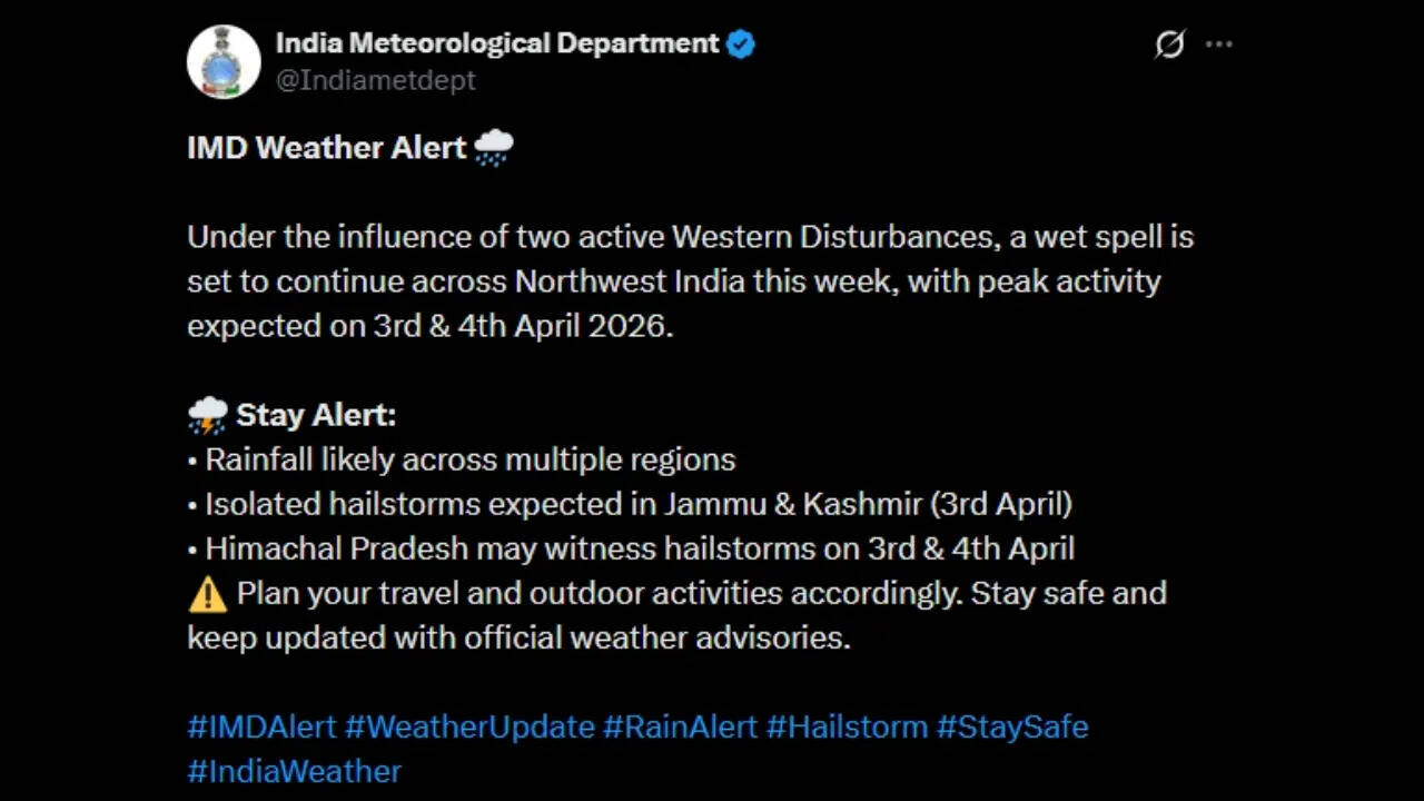 IMD weather update