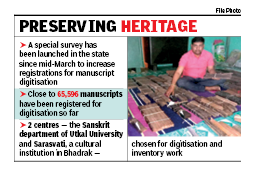 State logs 65k palm-leaf manuscripts for digitisation