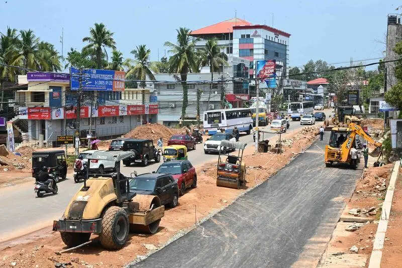 Sreekaryam flyover work gains pace ahead of monsoon