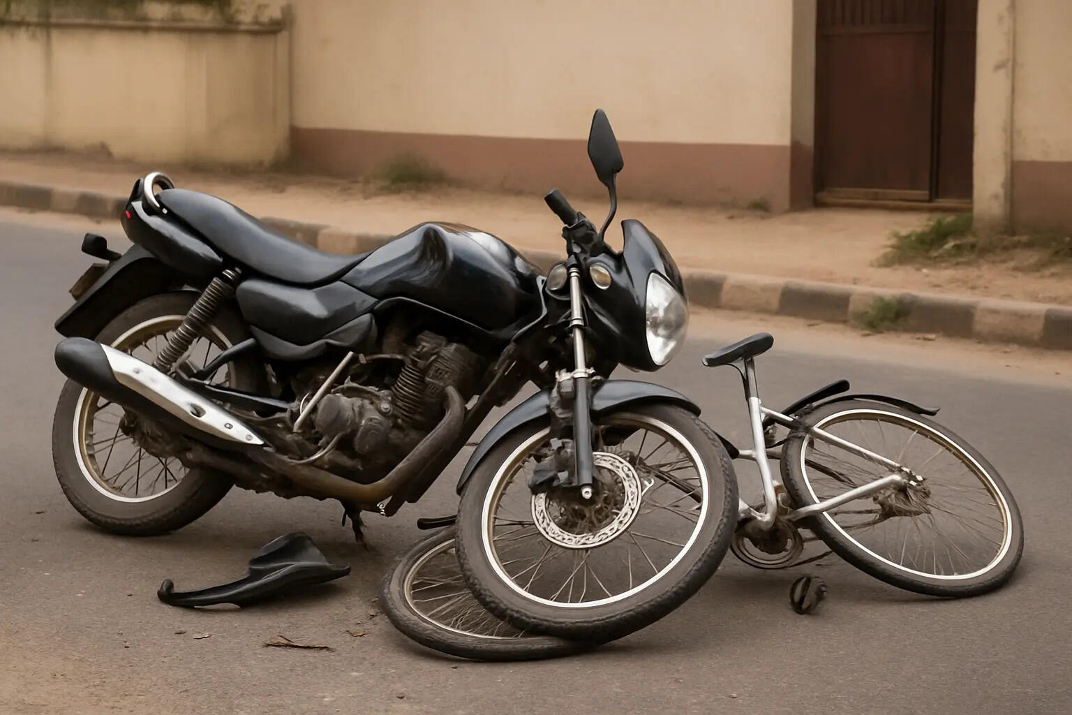 Bike rams into cycle, man returning home dies in Gurgaon