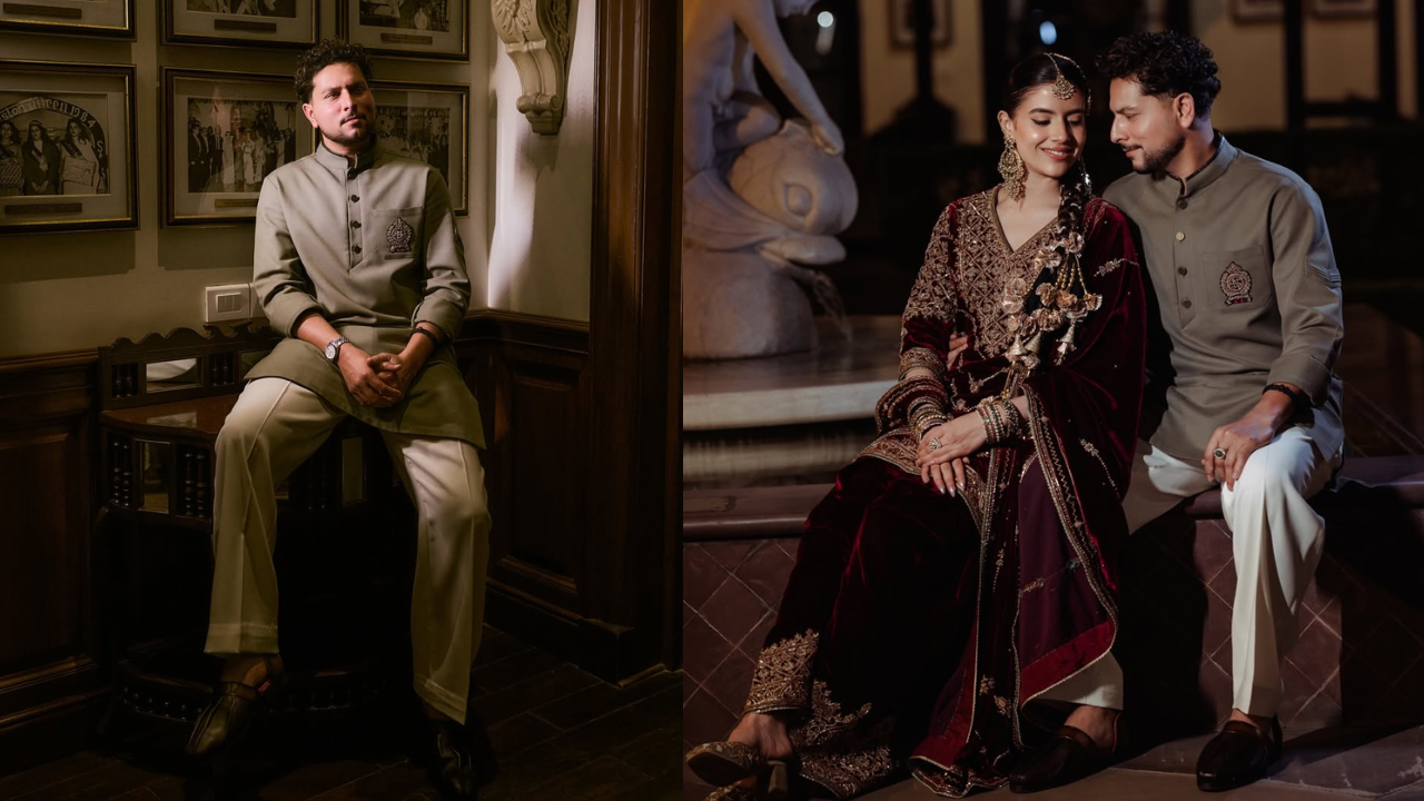 Instagram) Kuldeep Yadav’s mehendi look