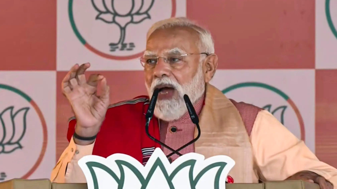 ‘Hat-trick of defeat for Congress certain’: PM Modi takes ‘rajkumar’ dig at Rahul Gandhi in Assam