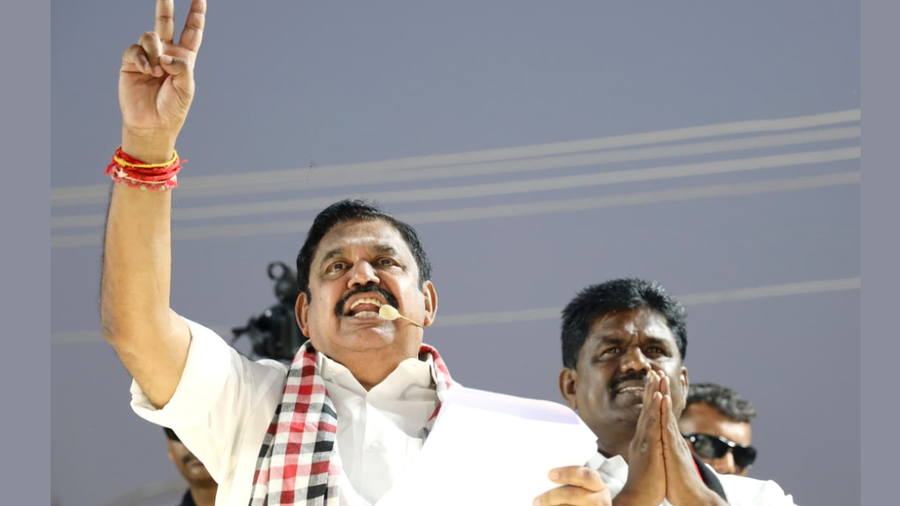 ‘We will hit back’: AIADMK chief Palaniswami on Stalin ‘speaking ill’ about him; slams CM for Congress alliance