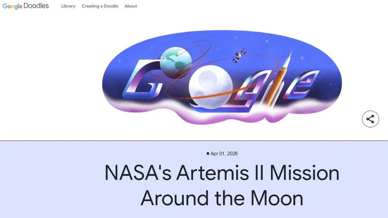 Google celebrates the Artemis II mission