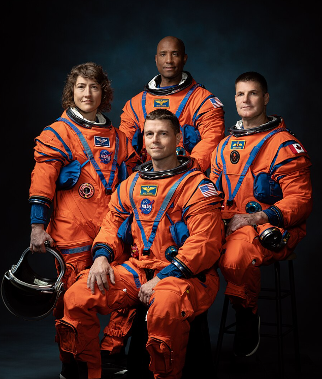 Hansen joins Reid Wiseman, Victor Glover, and Christina Koch on Artemis II aboard the 32-story SLS rocket.