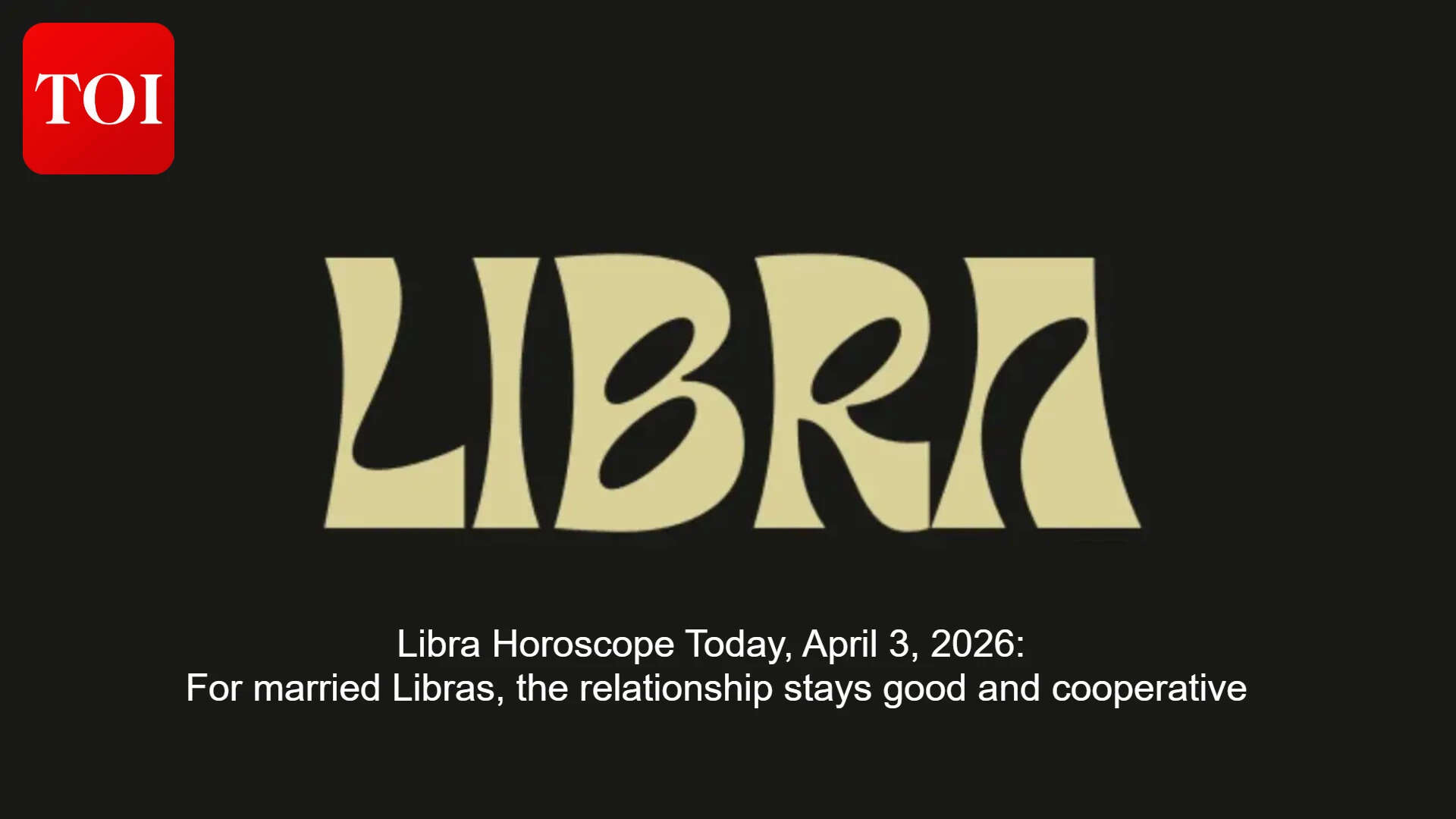 Libra Horoscope For April 3, 2026: Daily horoscope highlights love, work, money; say yes to one proposal