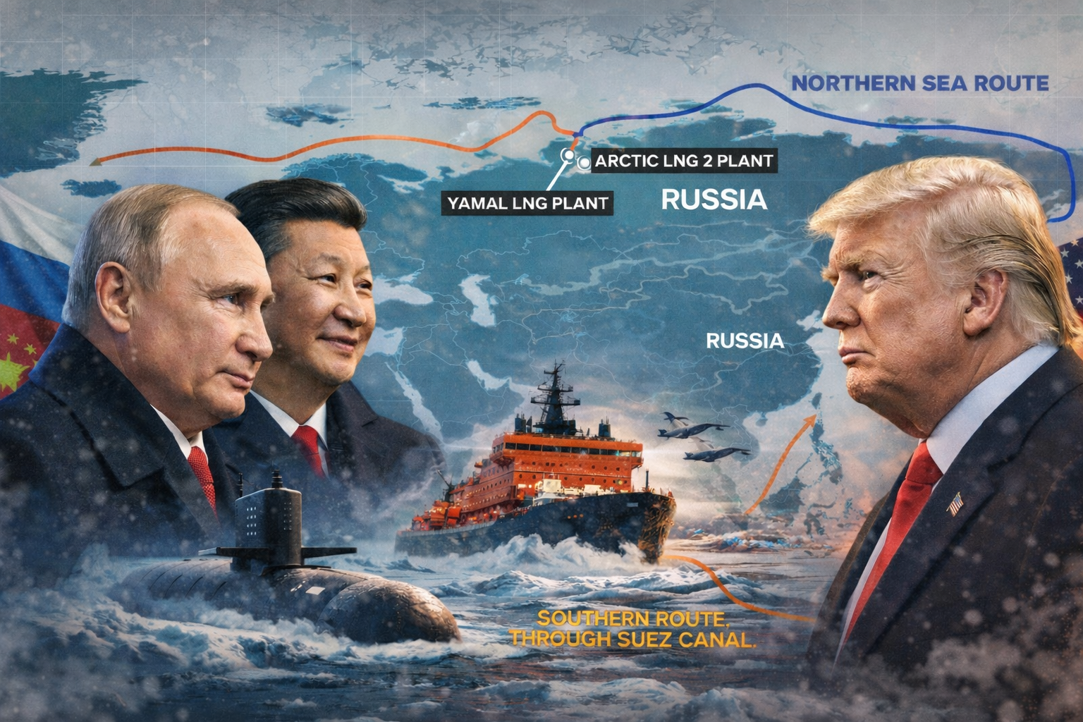 Nuclear icebreakers &amp; submarines: How Russia, China aim to shatter US hold on global trade