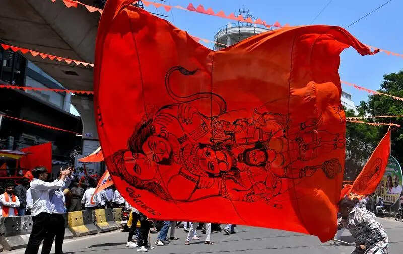 Fervour, cultural spectacle mark Hanuman Jayanti in Hyderabad