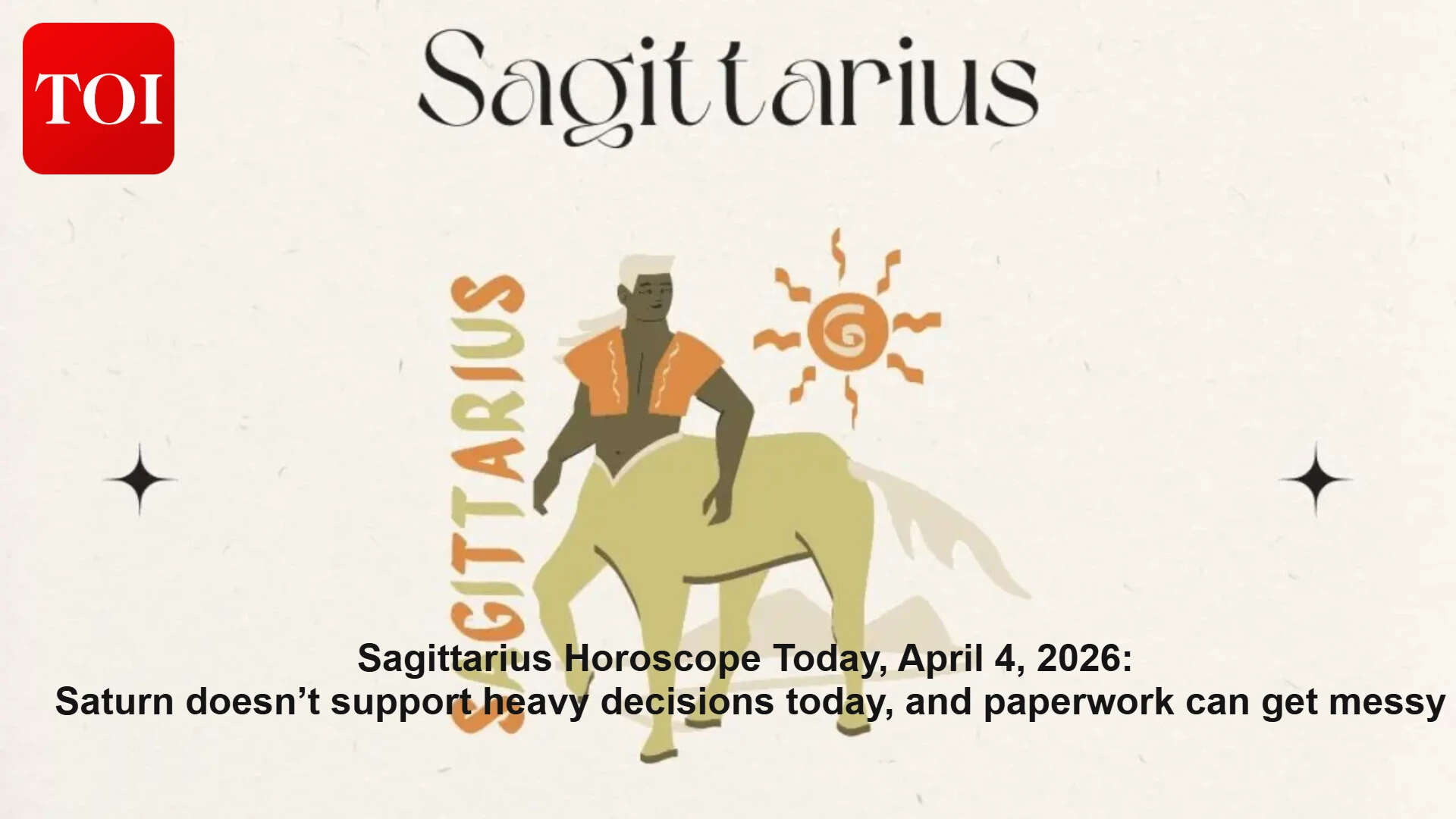 Daily Sagittarius Forecast: Horoscope urges steady pace; postpone property decisions