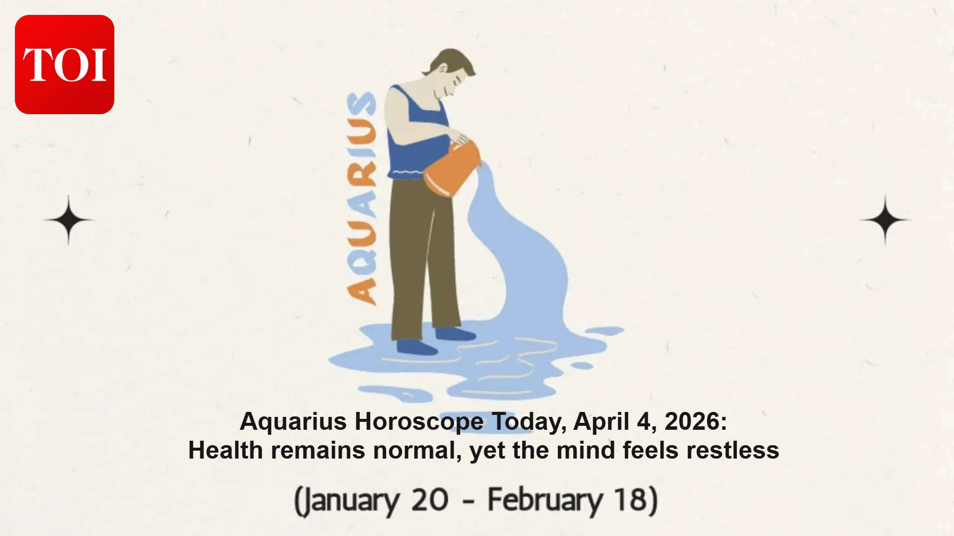 Aquarius Horoscope: Money luck rises, but mind stays restless; relationships need gentle words