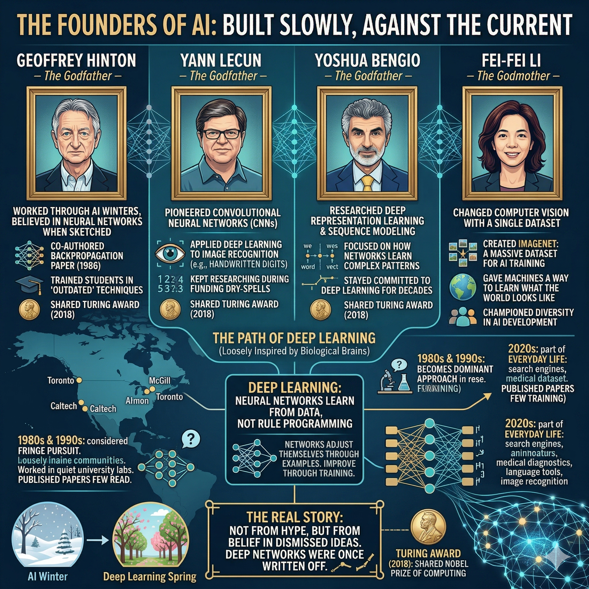 4 biggest voices who helped shape artificial intelligence technology