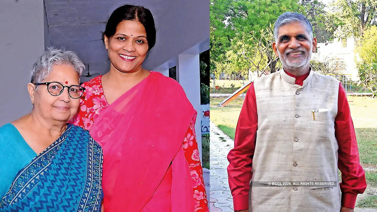 (L) Dr Shaila Khanna & Anuradha Chauhan (R) Sudhir Halwasiya