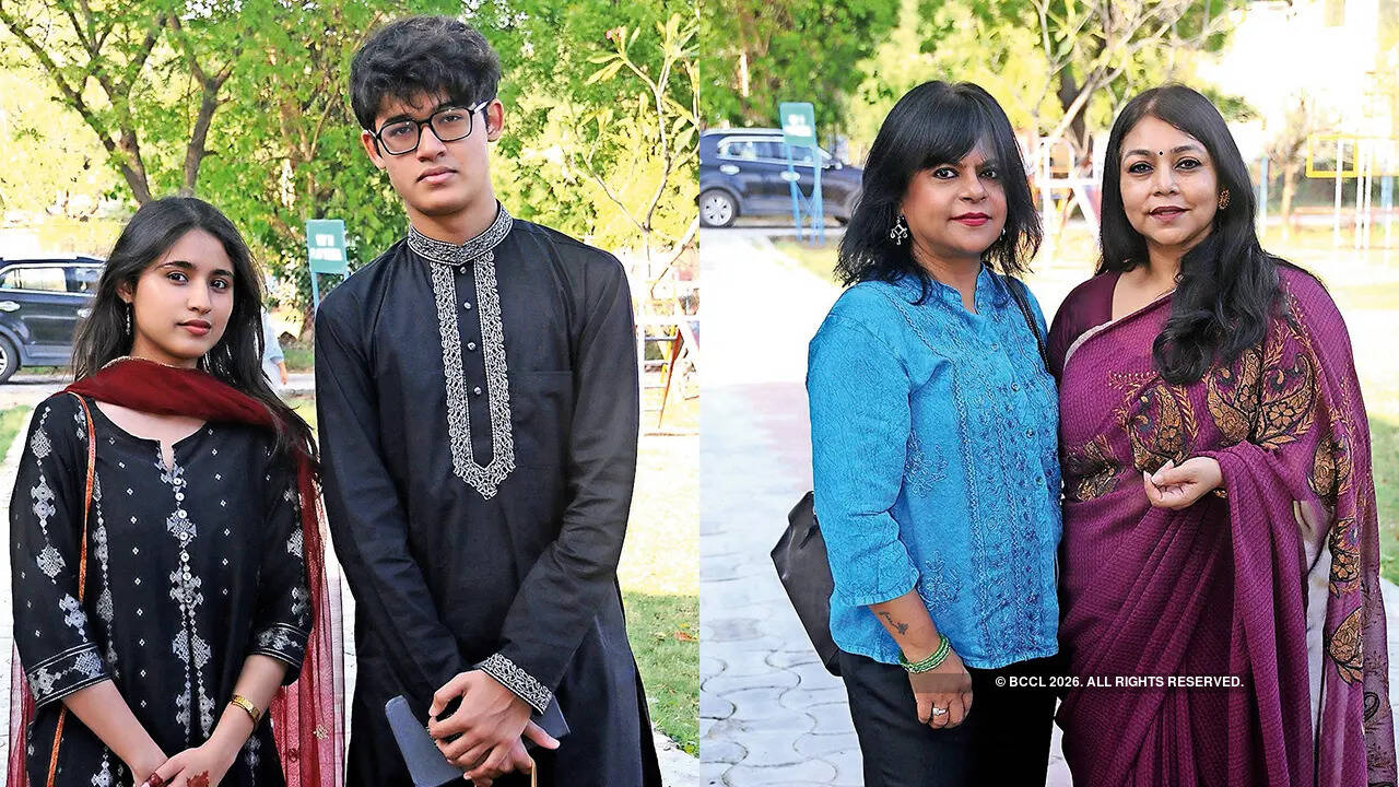 (L) Mysha and Rayyan Akhtar (R) Shivalika Acharya & Sangita Jaiswal