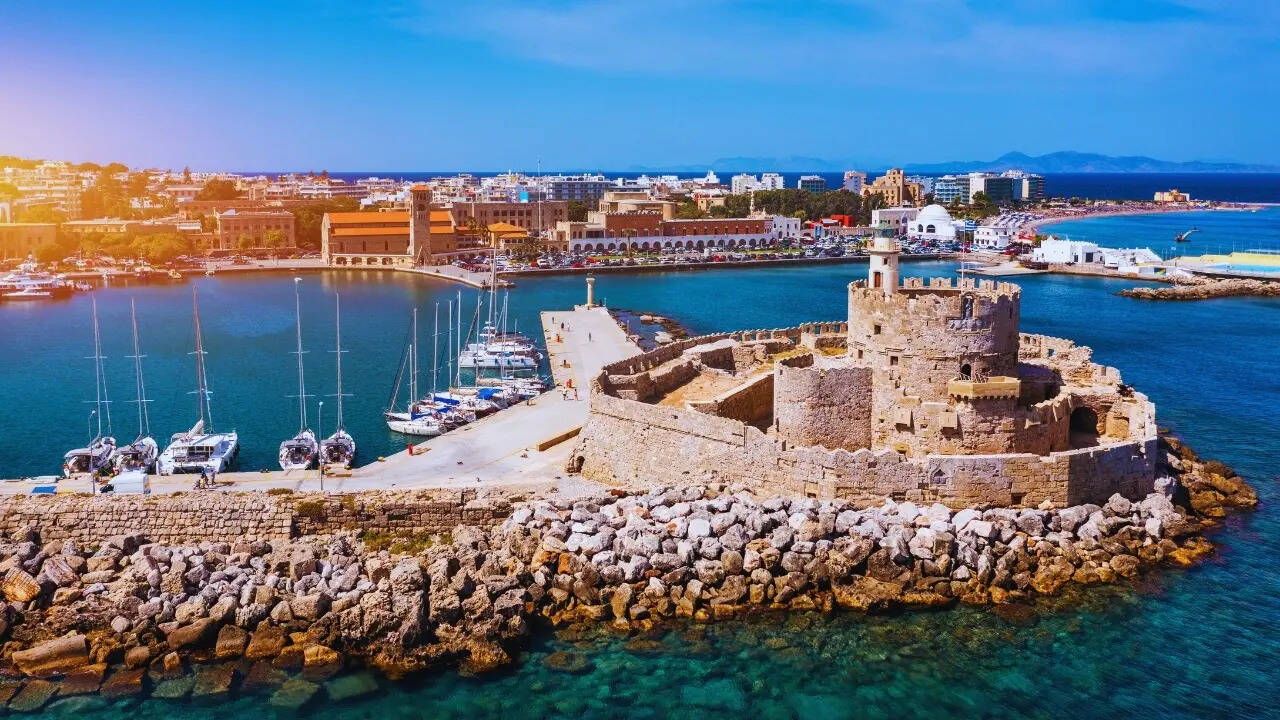 Colossus of Rhodes in Greece
