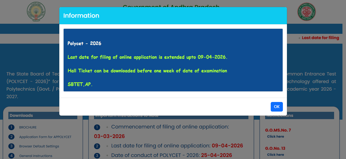 AP POLYCET 2026 registration deadline extended till April 9; check direct link to apply here