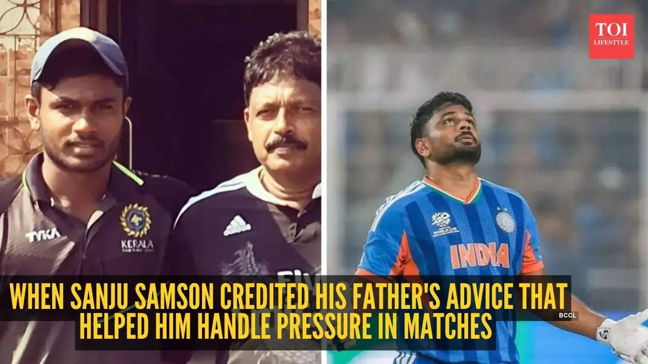 When Sanju Samson credited his father's advice for his success