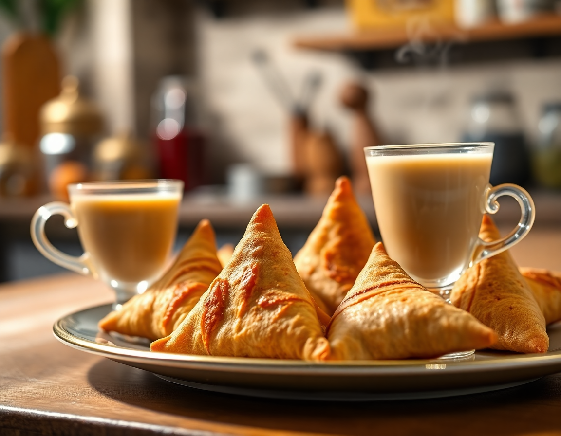 Crispy Samosas and Chai