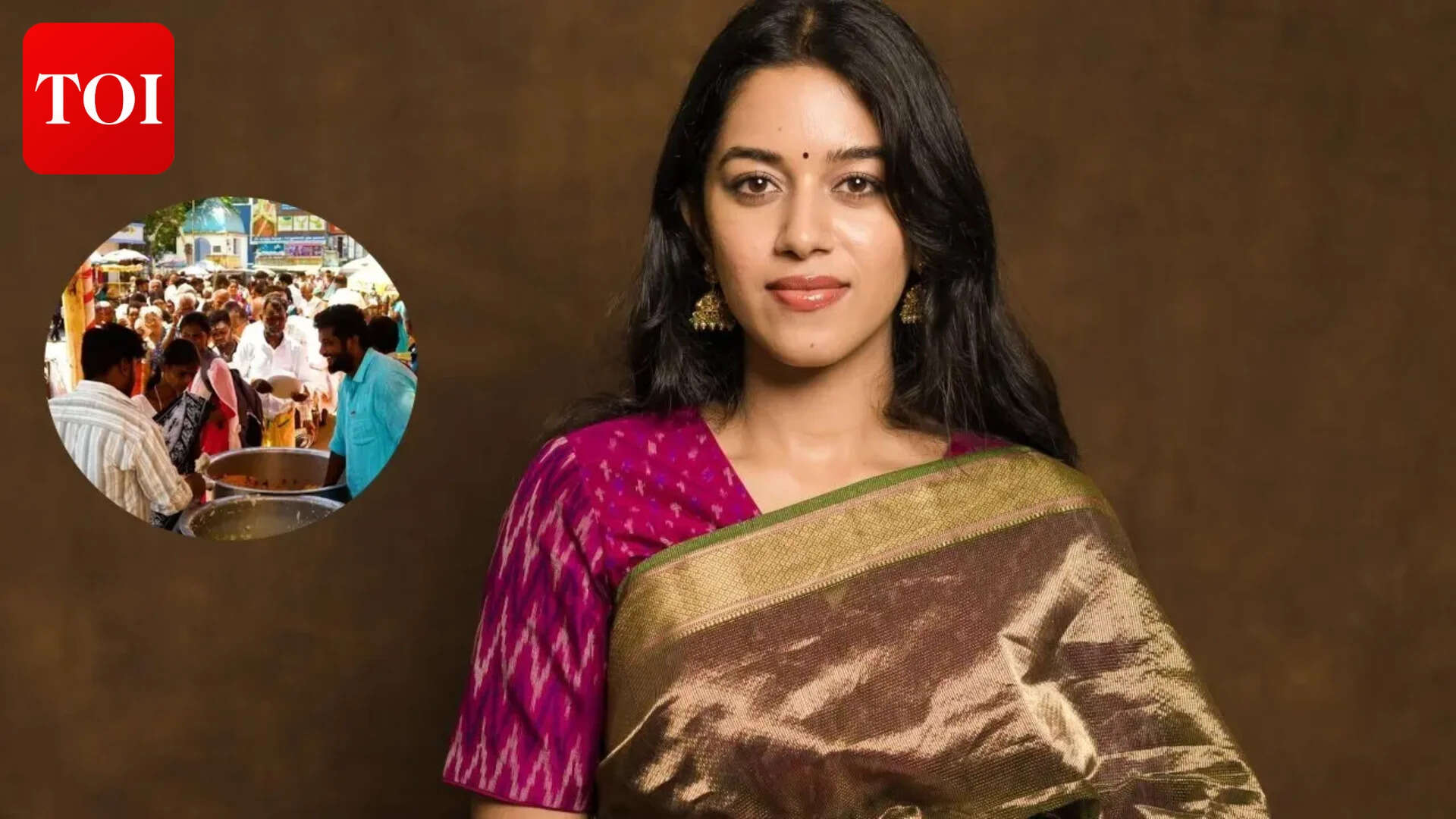 Mirnalini Ravi serves food to 1,000 people in Tiruvannamalai