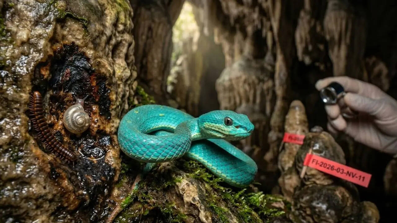 Scientists discovered at least 11 new species in Cambodia's rocky ecosystems