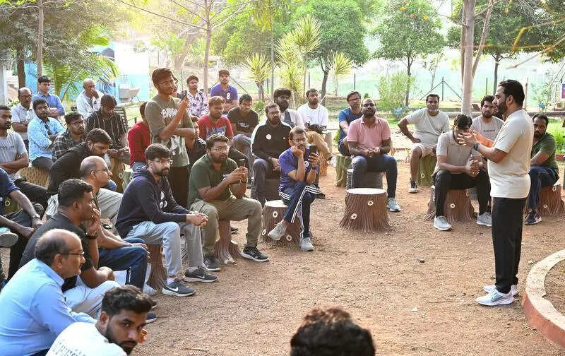 In this Hyderabad park, startup ideas go on a walk before take-off