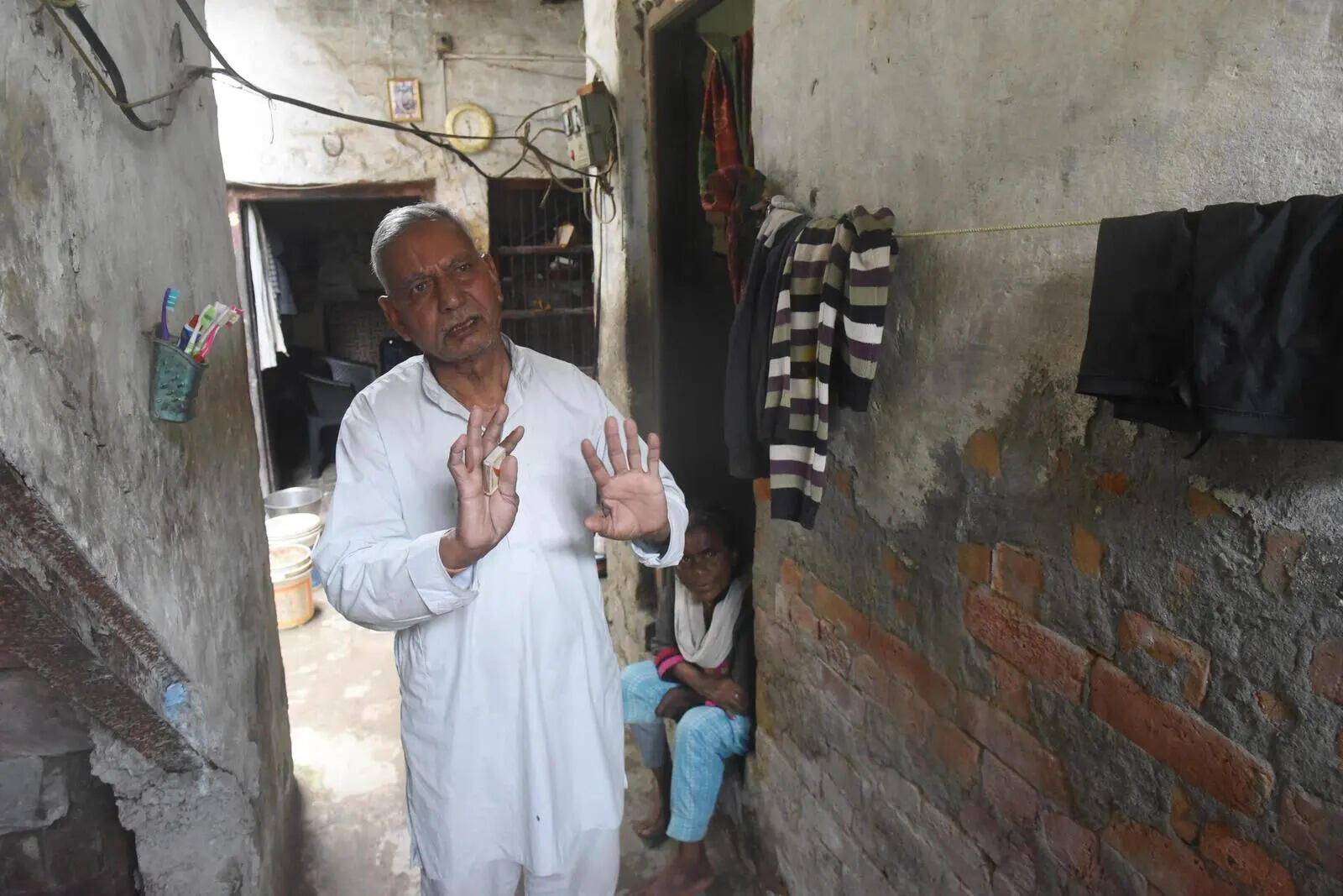 He lived with his parents and elder brother