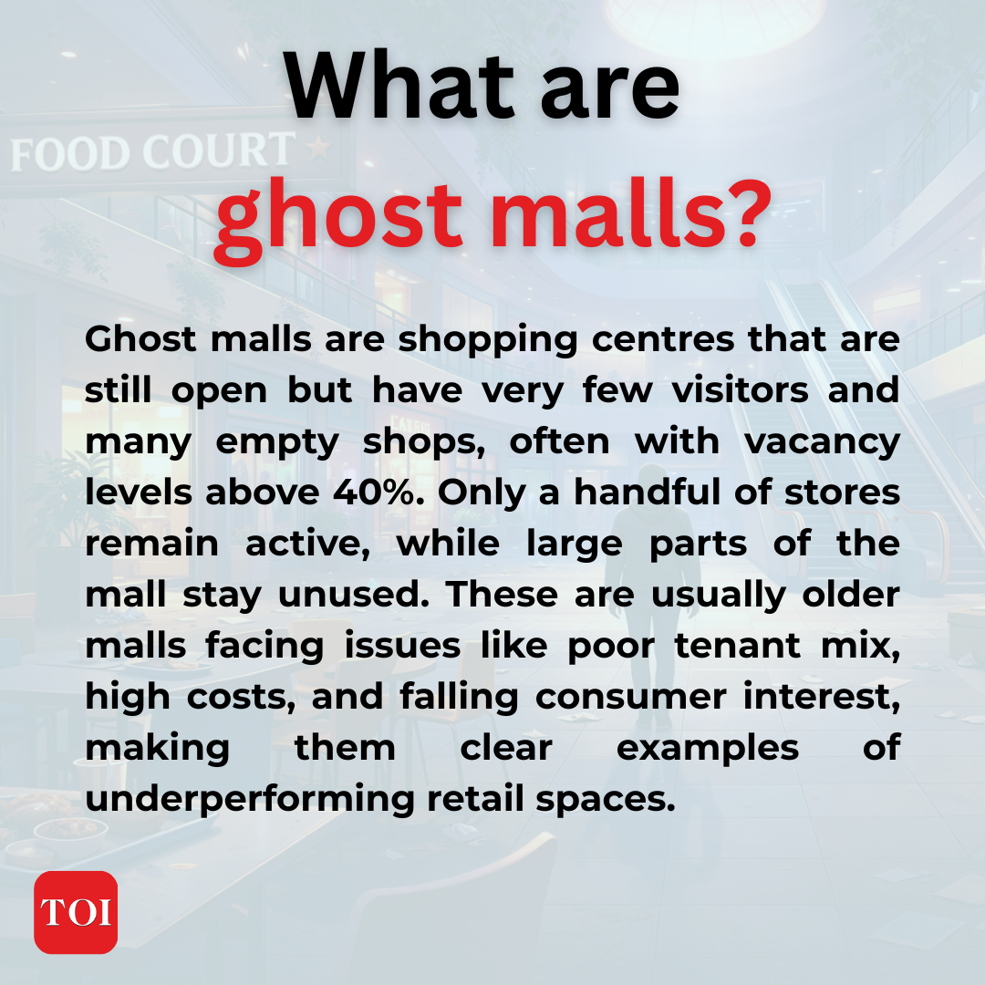 What are ghost malls?