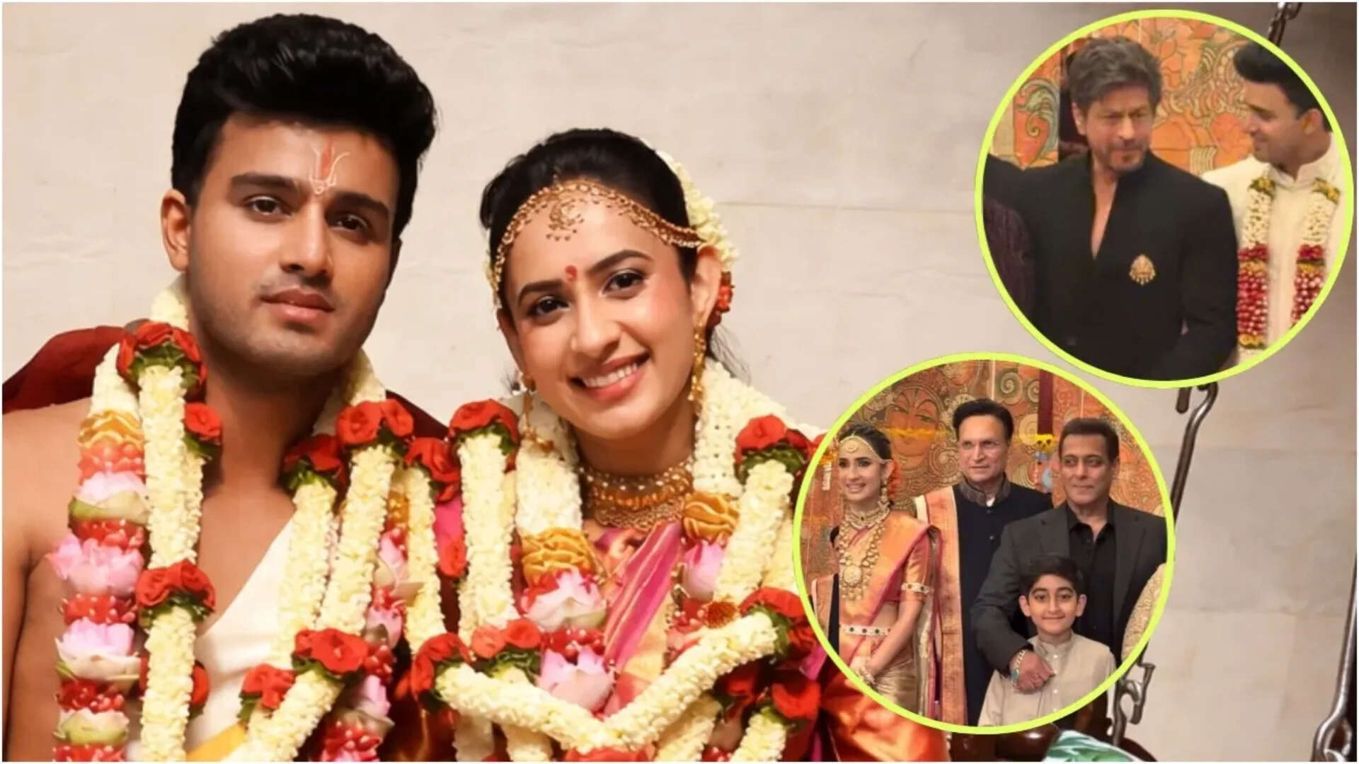 SRK and Salman light up Disha-Sudarshan's wedding ceremony