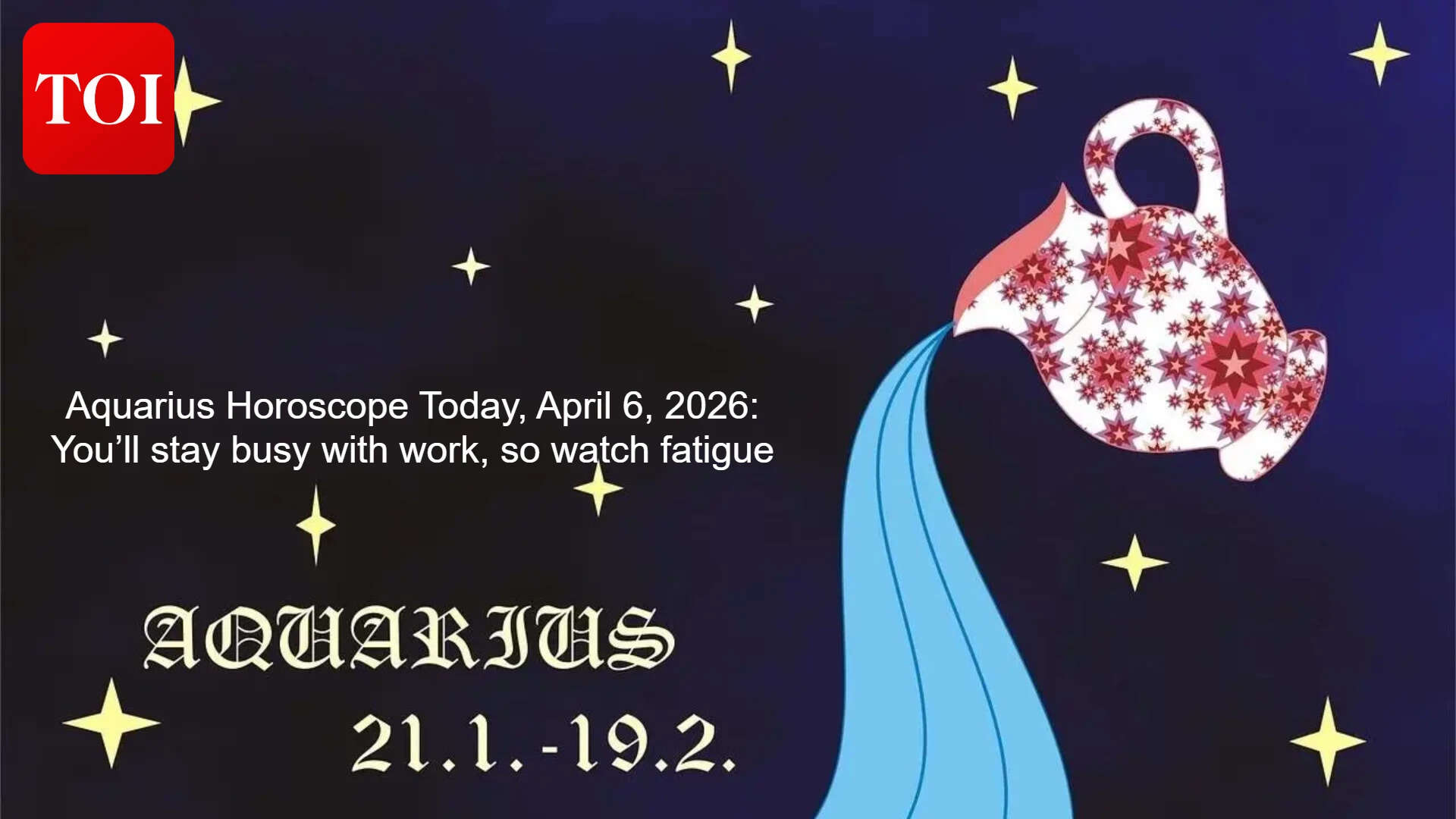 Aquarius Daily Guidance: Horoscope offers tips for work and love; focus on parents and health