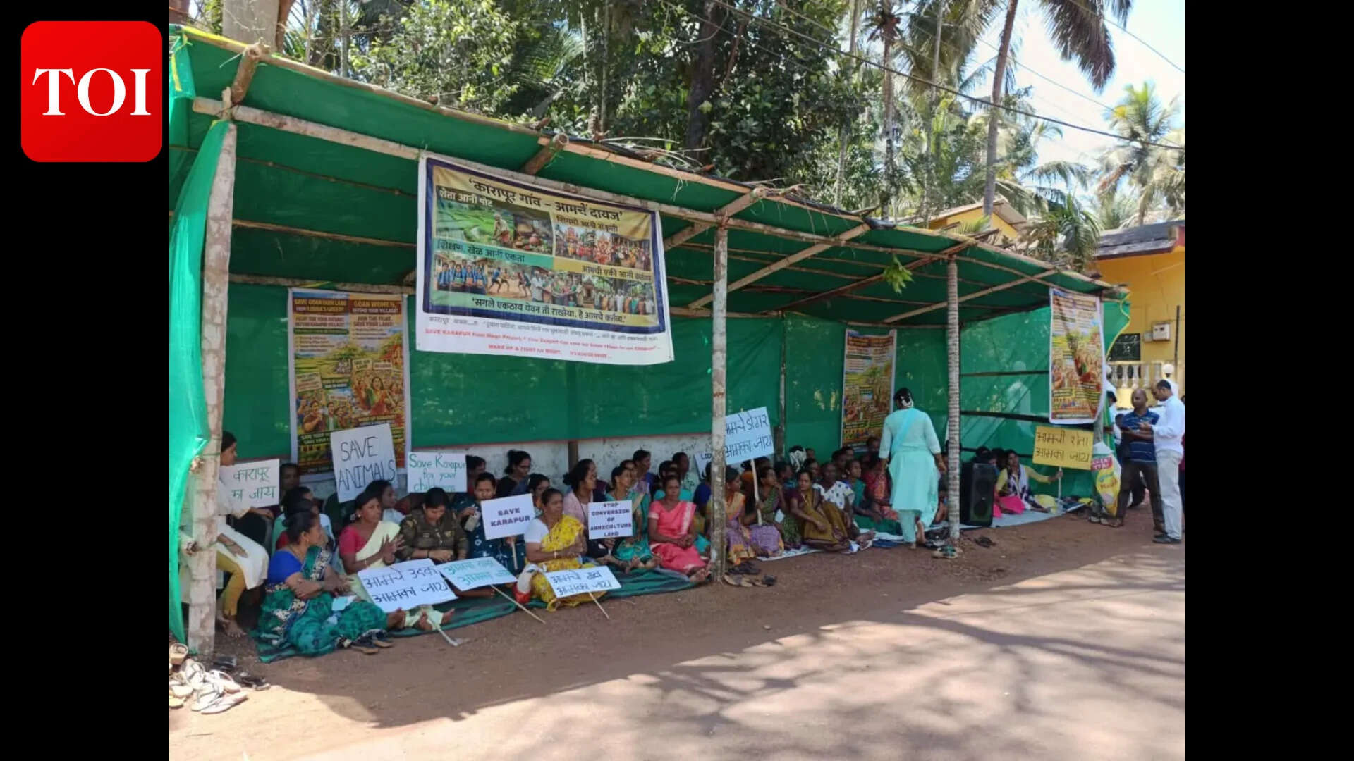 Karapur villagers launch stir against mega project