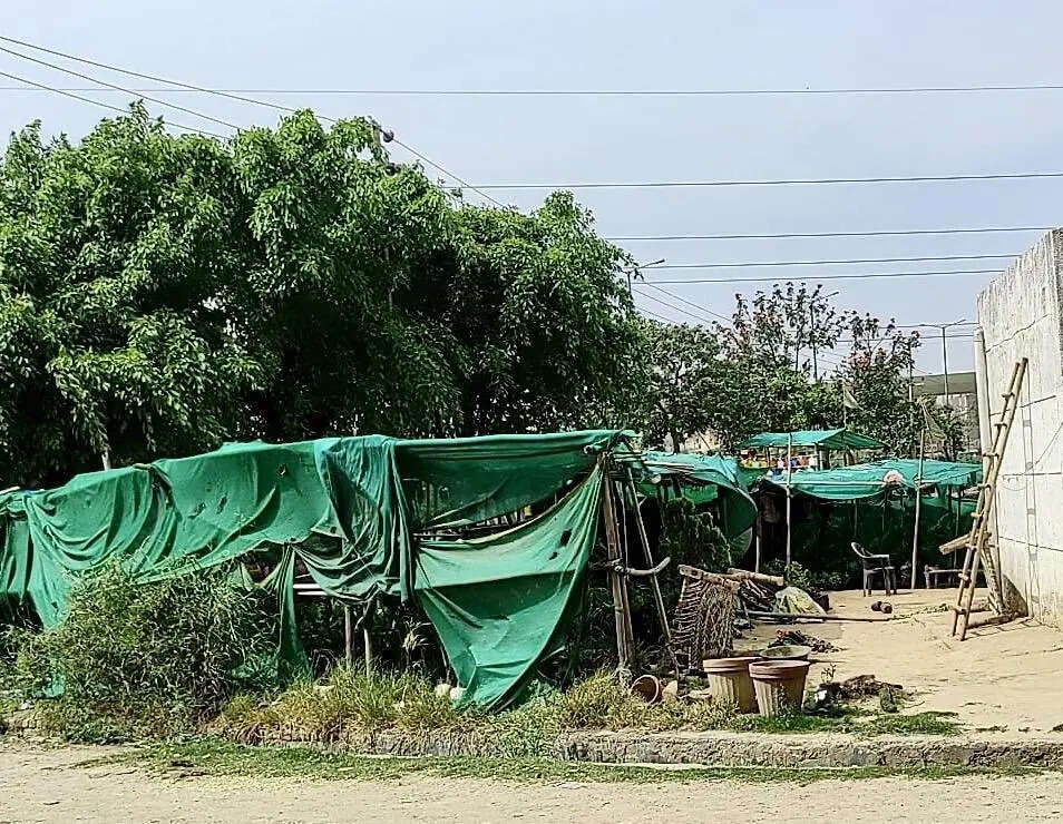 Residents said the encroachment jeopardises the water supply to local housing societies