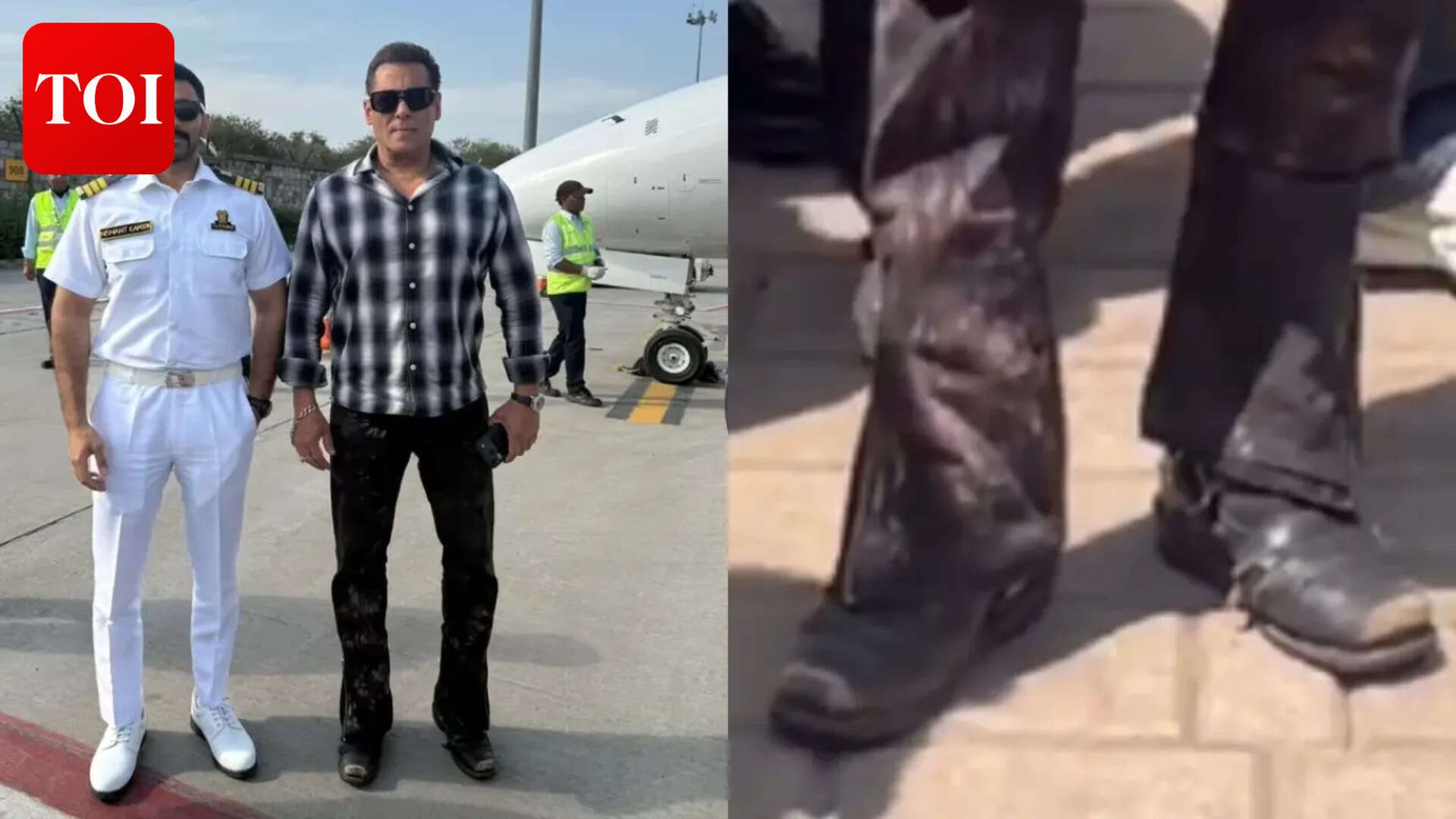 Salman's Rs 1.5 lakh boots MISTAKEN as 'phate joote'