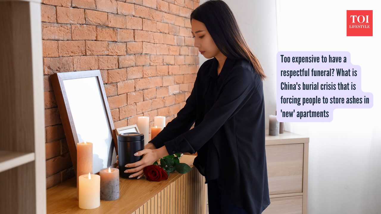 Too expensive to have a respectful funeral: What is China's burial crisis that is forcing people to store ashes in 'new' apartments