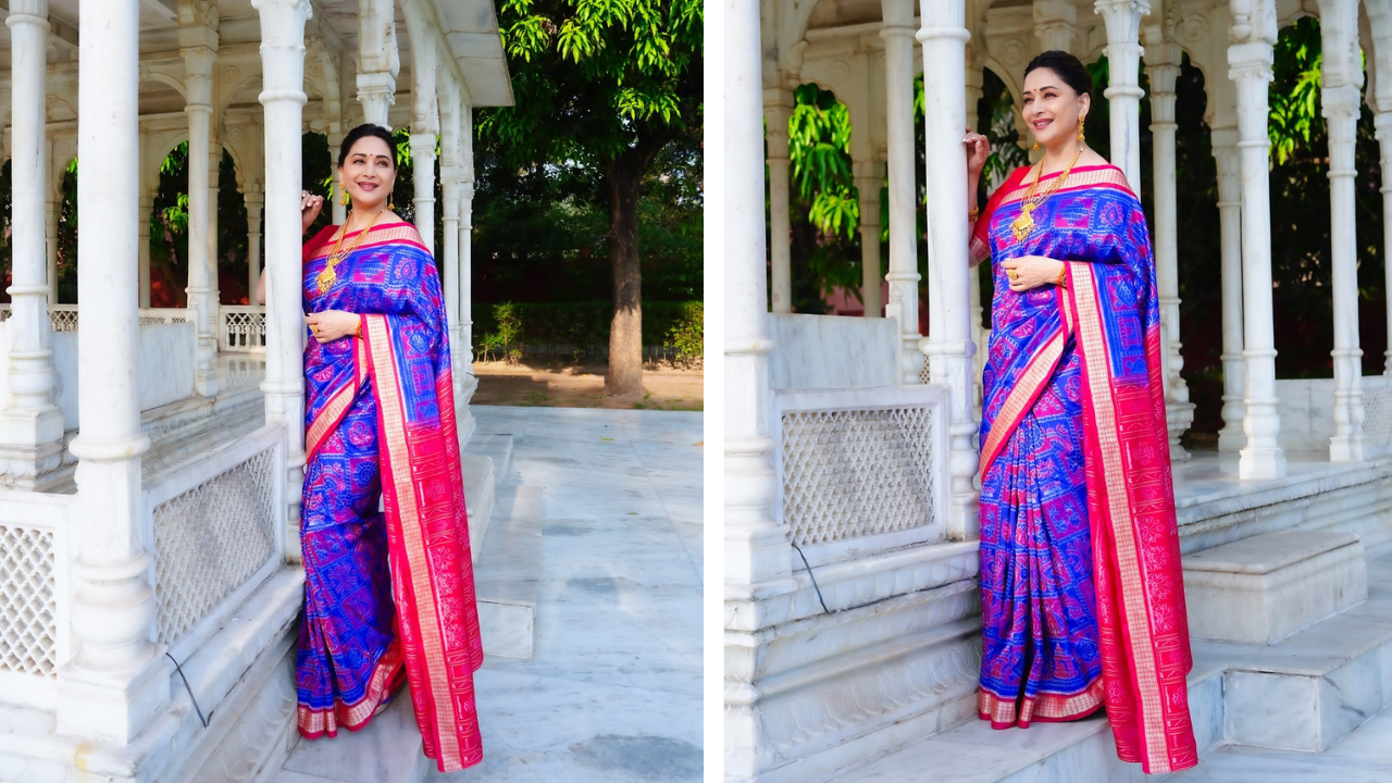 Madhuri's Latest Look Celebrates Odisha Handloom