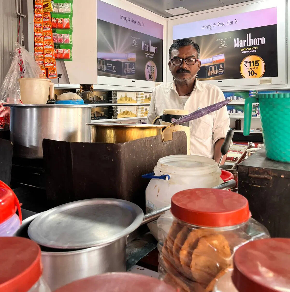 Nand Lal, a tea seller, said his shop had effectively gone silent for days despite remaining open as he couldn’t sell tea