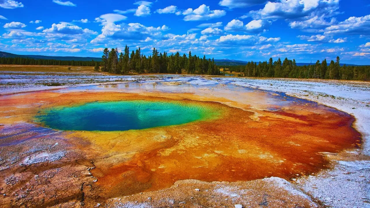 Yellowstone National Park in Wyoming