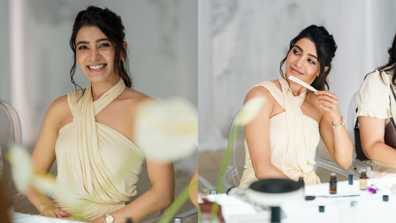 Samantha Ruth Prabhu’s Beige Gown