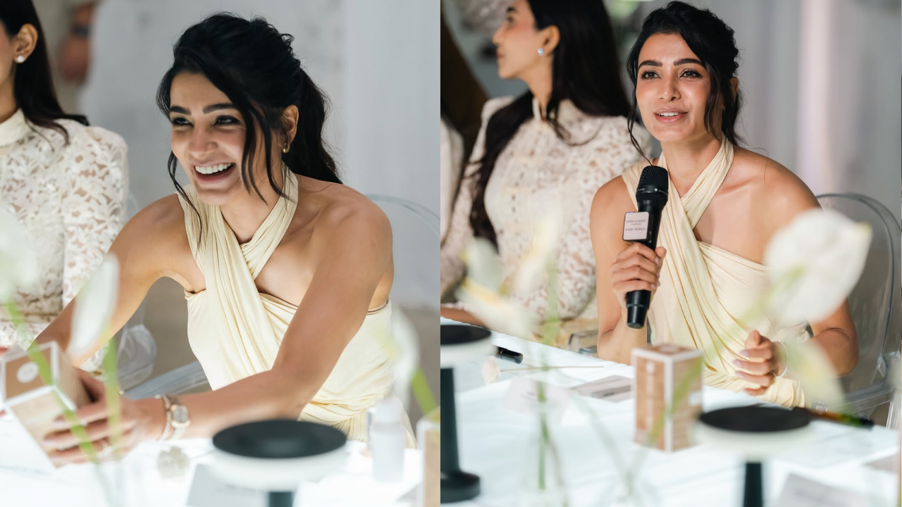 Samantha Ruth Prabhu Stuns in a Luxe Gown