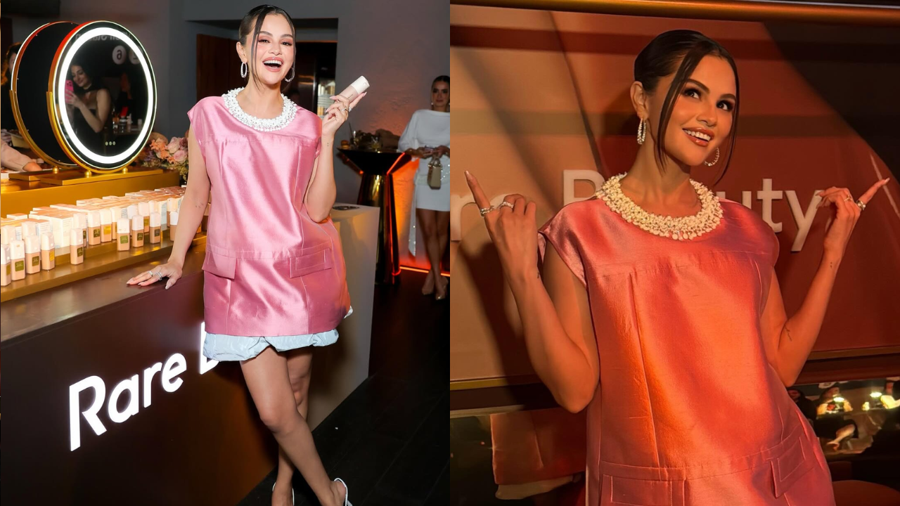 Selena Gomez Stuns in Prada Pink