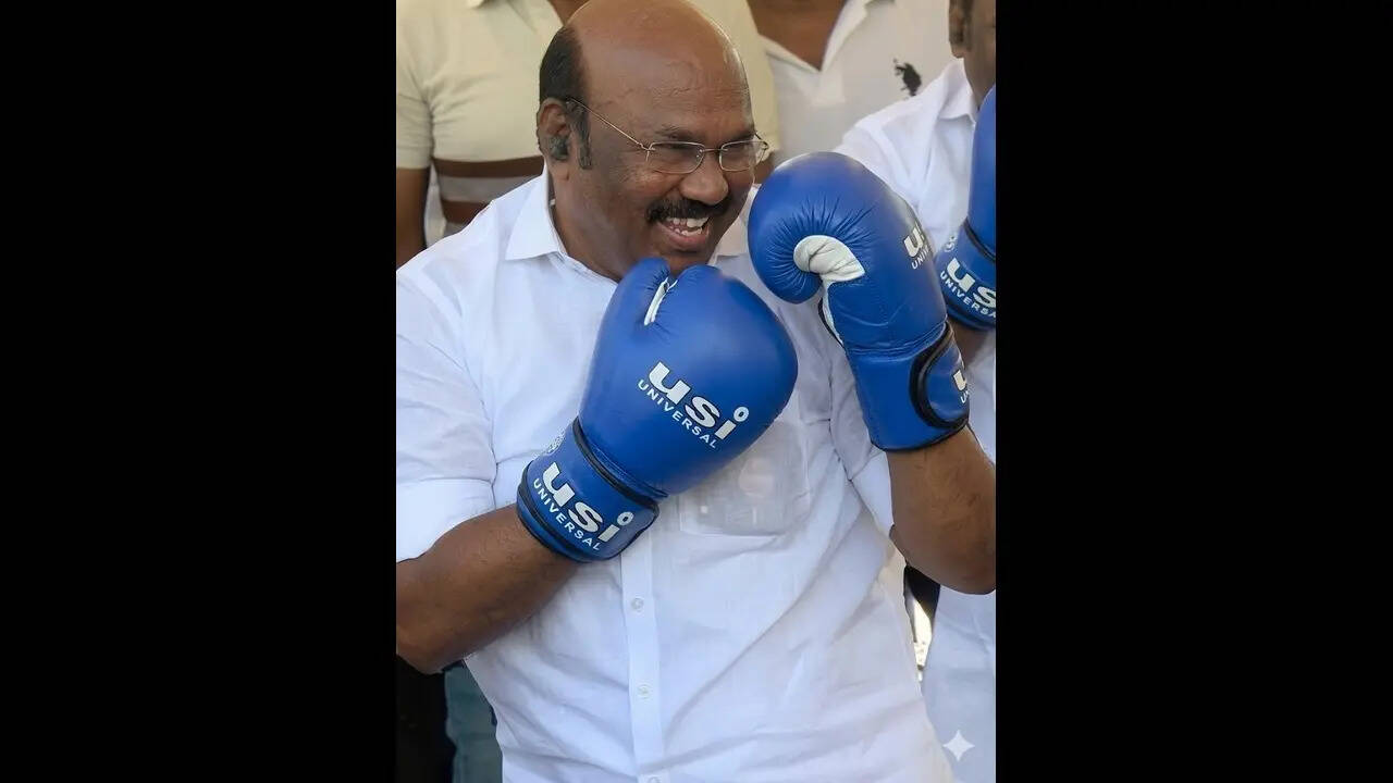 Jayakumar in his boxing avatar