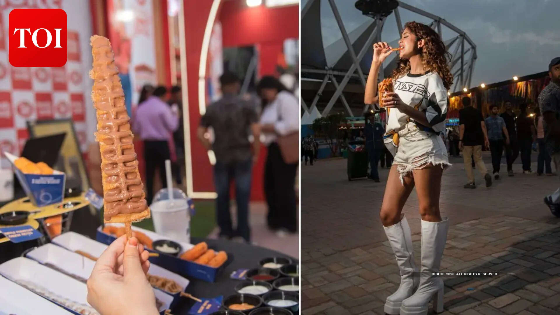 From desi classics like seekh kebabs to Korean ramen and Amsterdam-style waffle sticks, the JLN Stadium buzzed with sizzling grills and indulgent bakes