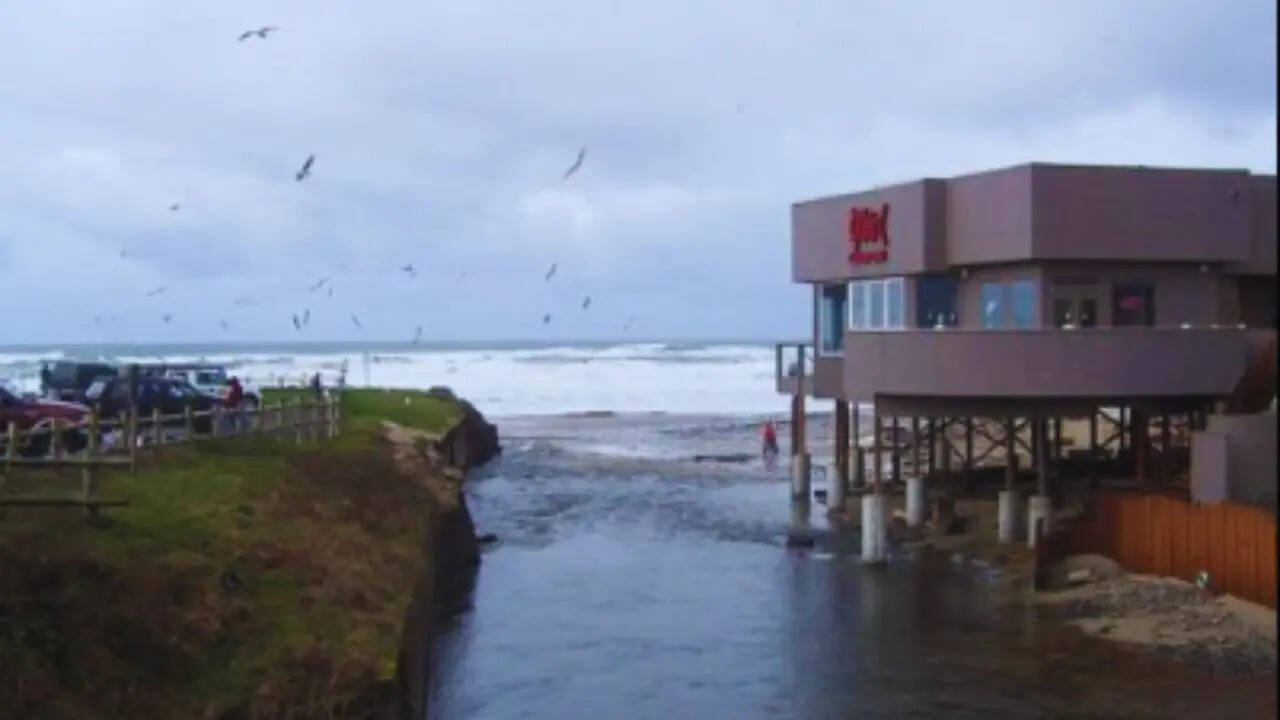 D River in the United States - Approx 134 meters