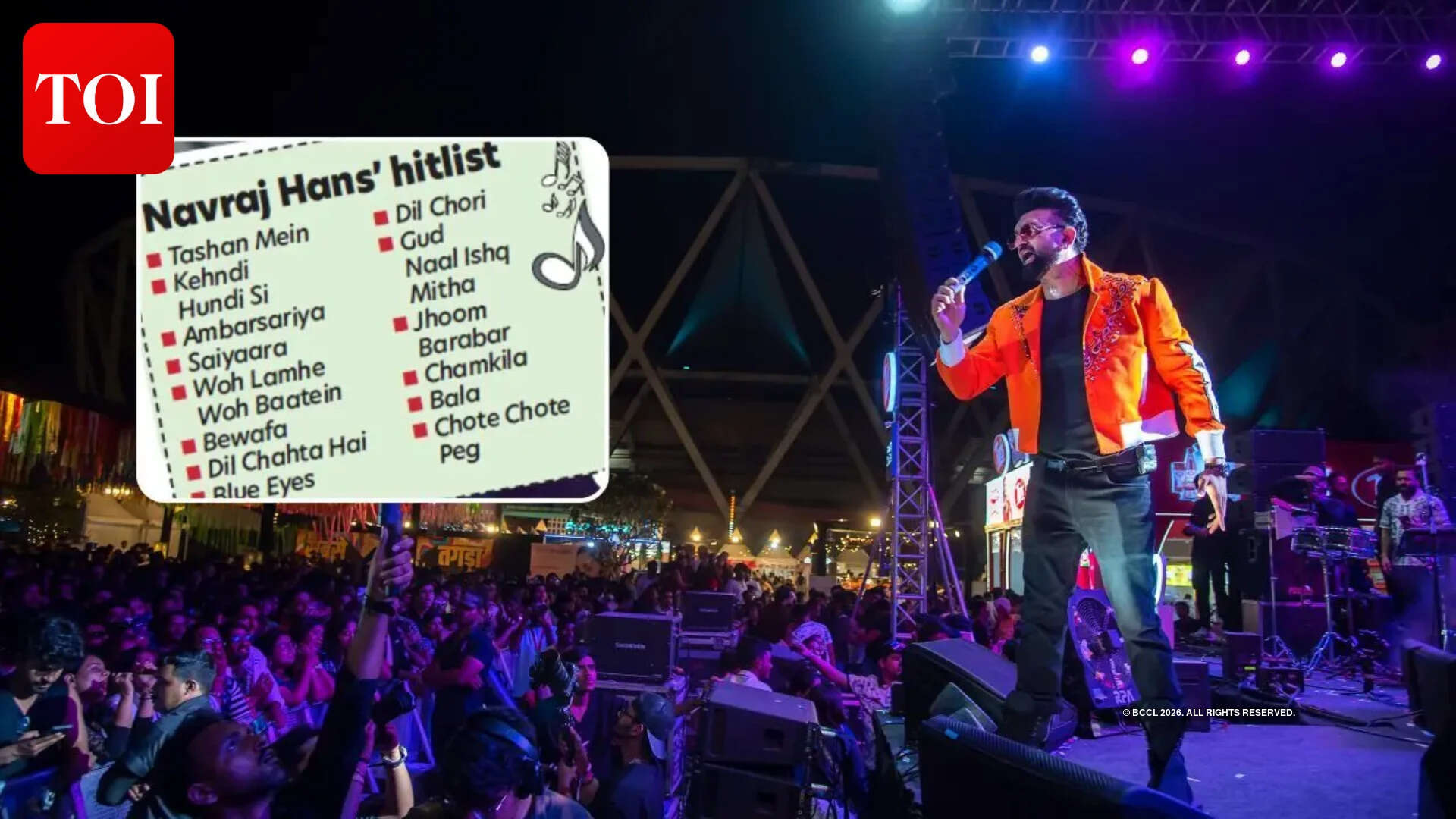 The Punjabi rockstar Navraj Hans headlined the fest with his spin on Bollywood faves