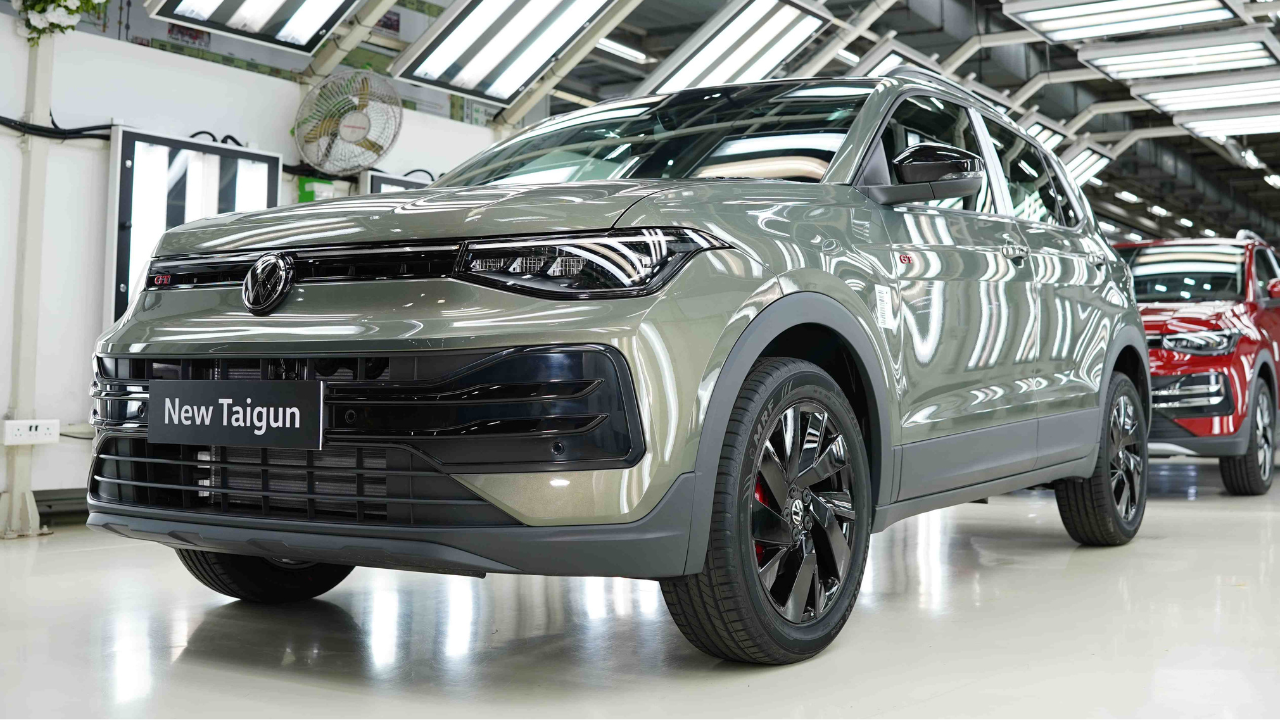 Volkswagen Taigun facelift front design