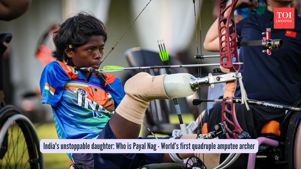 India's unstoppable daughter Who is Payal Nag - World's first quadruple amputee archer