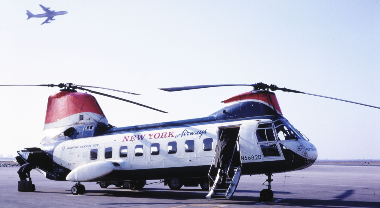 Boeing Vertol 107 aircraft operated by New York Airways
