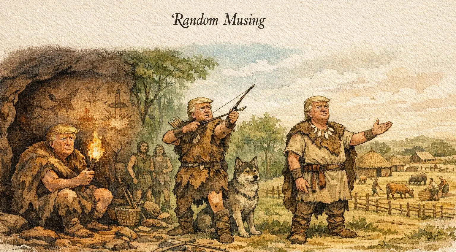 Donald Trump through the Stone Ages