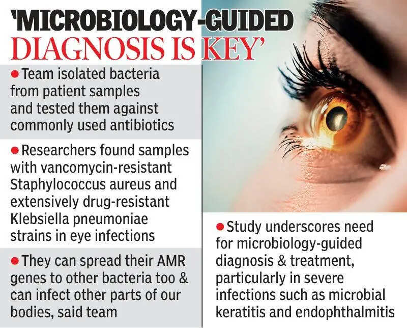 Over 45% eye infection bacteria drug-resistant, study flags AMR threat