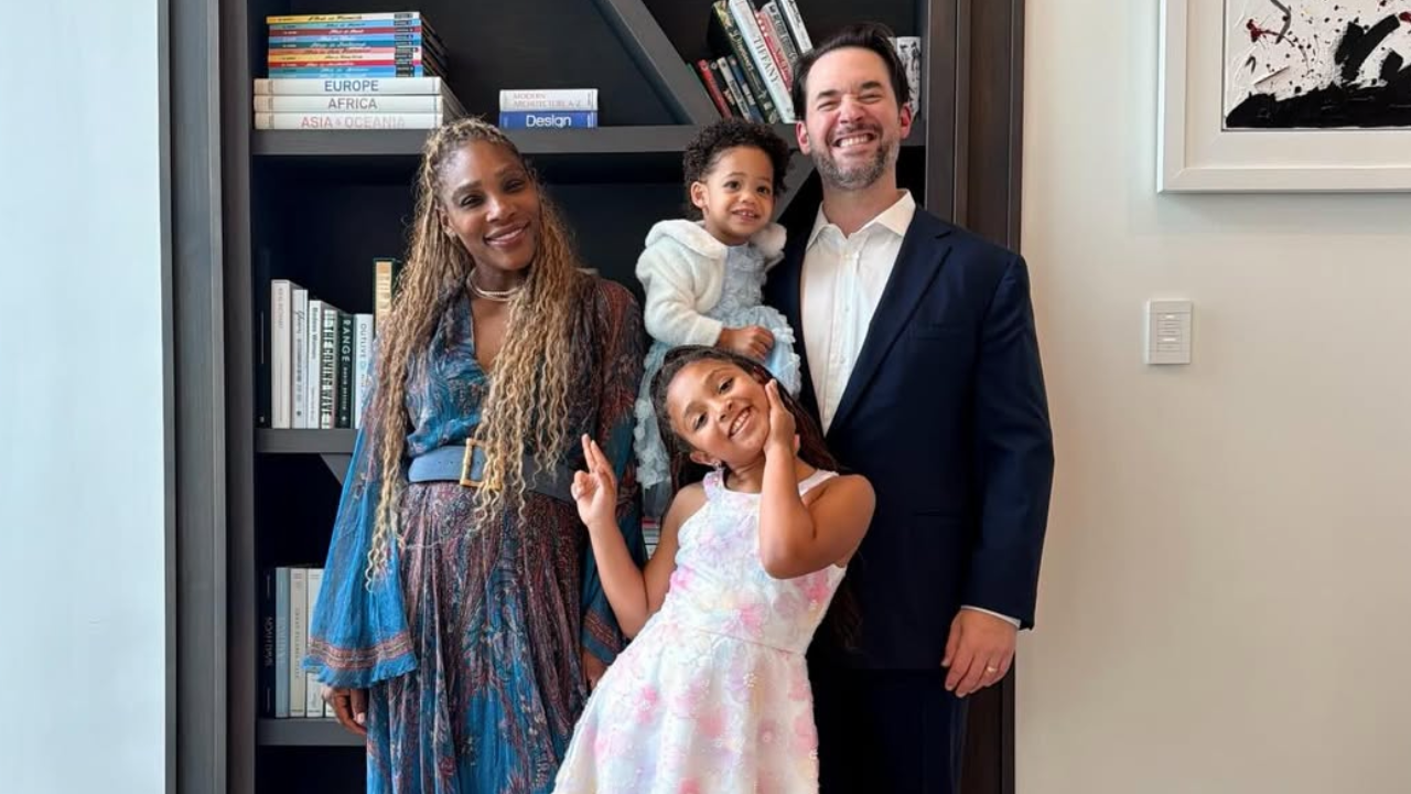 Serena Williams posts rare family Easter photos with Alexis Ohanian, Olympia and Adira and reveals why motherhood changed her life