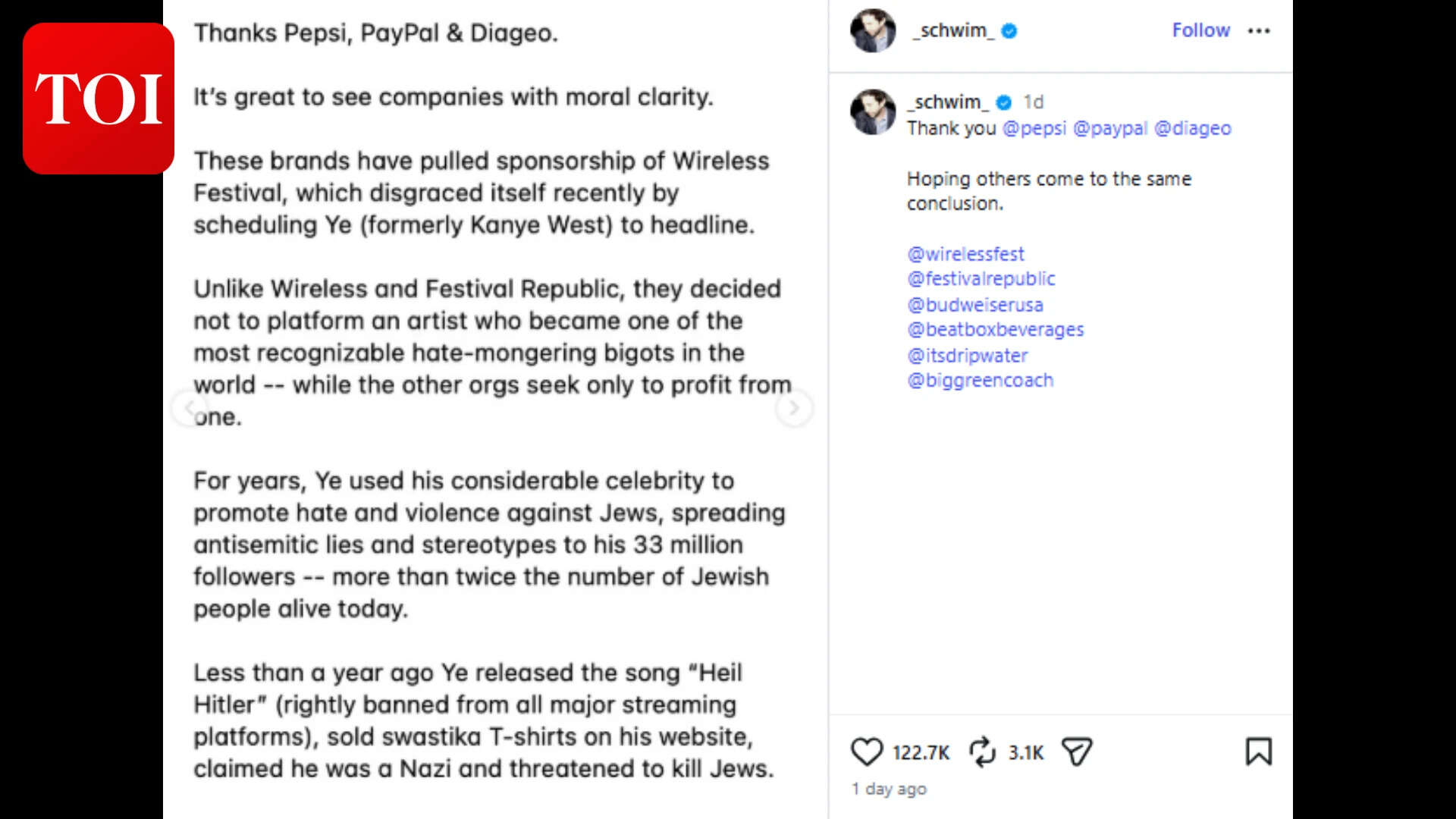 ‘Friends’ star David Schwimmer slams Kanye West: ‘He should not be granted a platform to perform’